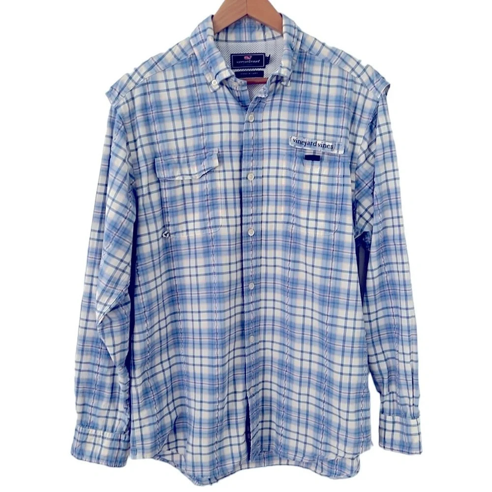 Vineyard Vines Performance Harbor Shirt. Size Medium